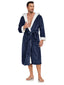 RONGTAI Ladies Long Fleece Bathrobe 300GSM Brushed Flannel