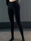 Solid-color Yoga Pants Sport Yoga Pants in black for workouts and casual wear, featuring a sleek design and stretchy material.