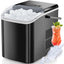 Portable Ice Maker Compact Countertop Delivers 6 Ice Cubes In 9 Minutes