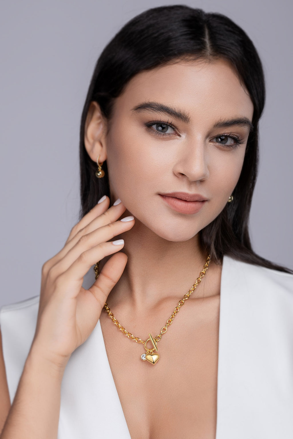 Meteor Wish - A Fashionable And Trendy Necklace Pendant 1-carat Moissanite S925 And Gold Plating