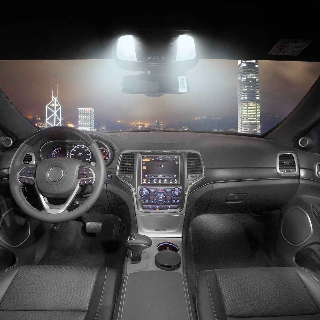 10PCS T10 LED Light Bulbs 6000K White Interior & License Lights