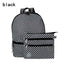 Casual School Bag Preppy Style Unisex Travel Backpack Rucksack W Pouch Protable
