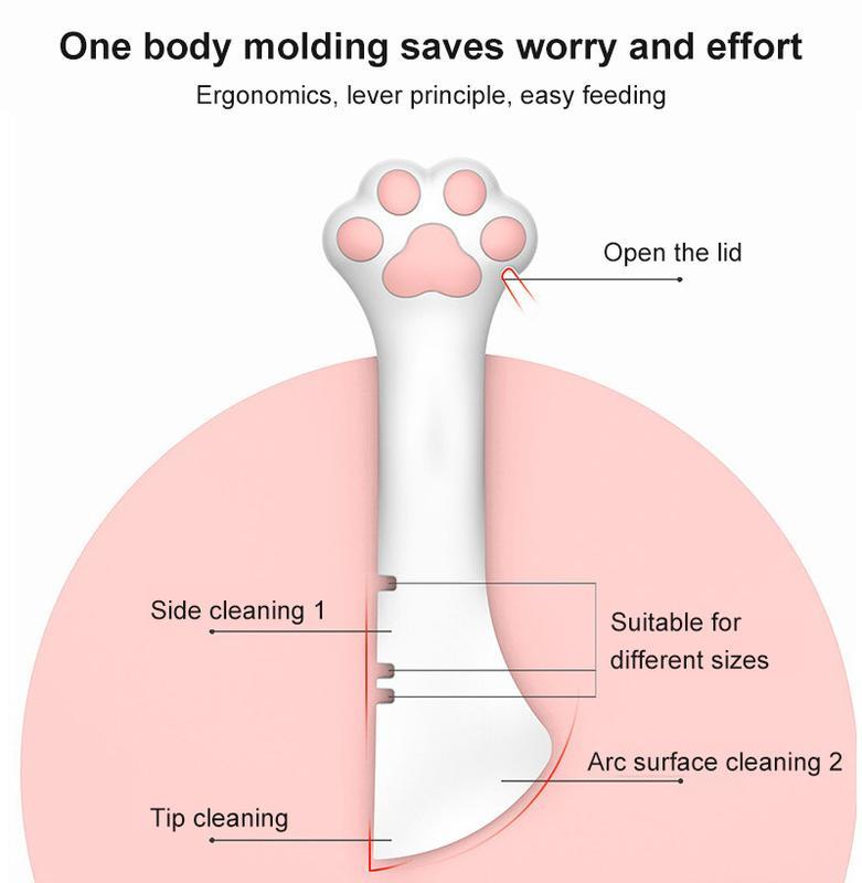 Pet Canned Spoon Jar Opener For Wet And Dry Pet Food Feeding