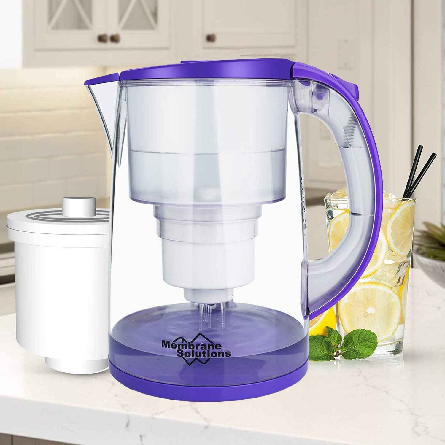 Simpure 3.5L Water Filter Pitcher Jug Hard Water Better Drinking Filtration DP05