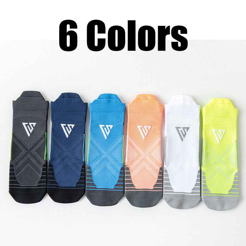 6 Pairs Compression Crew Running Socks Athletic Socks For Men With Cushion Work Hiking Basketball Sport Socks Pairs