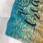 Tropical Baby Sea Turtle Flannel Fleece Blanket 3D Ocean Waves Flannel Soft Plush Throw Blanket Cozy Blankets For Bed Chair Car Sofa Couch Bedroom 75x100cm 130x150cm