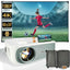 TECDIGBO Smart Projector C55, Native 1080P with UHD 4K Support, High-Definition Home Theater Projector, White (US Version)