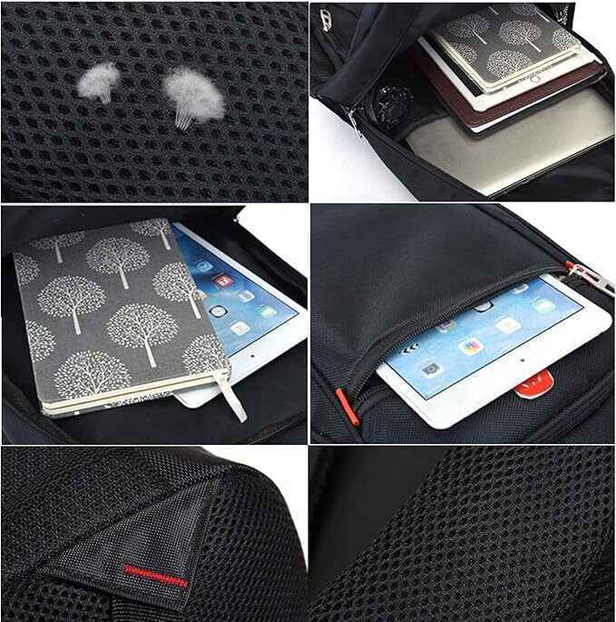 Men's Waterproof Backpack For Sports, Work, Leisure, School Bag