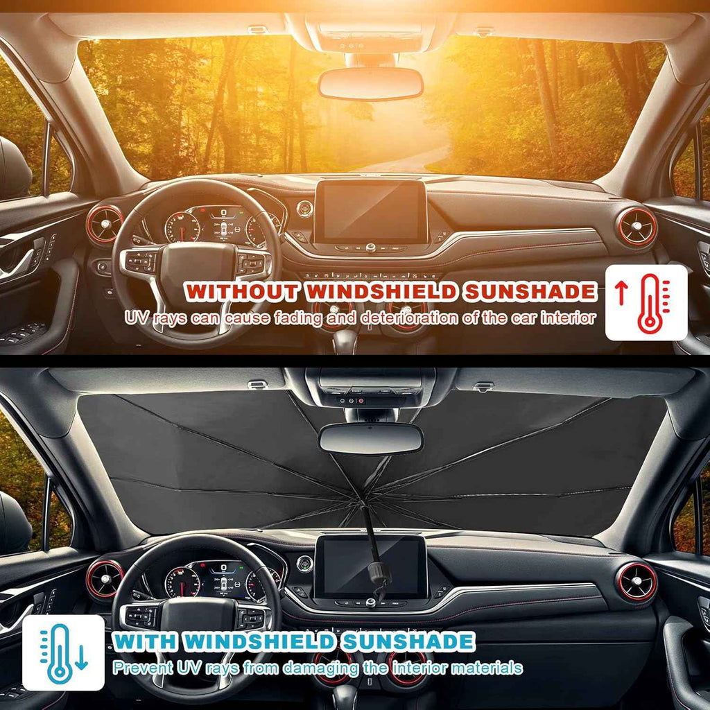 Foldable Reflector Windshields Umbrella Car Windshield Sun Shade UV Rays And Heat Sun Visor Protector