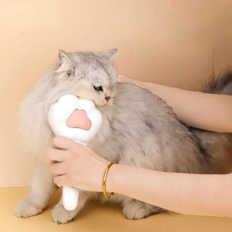 Pet Massage Hair Removal Comb Paw Shaped Grooming Brush For Dogs