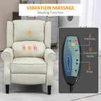 Vibration Massage Recliner Chair for Living Room with Heat At Home