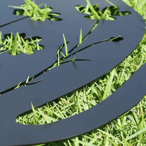 Metal Dog Garden Decor Adorable Puppy Silhouette Stakes Yard Art 2pcs Secondary image