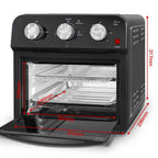 12L Air Fryer with Multifunction Cooking, Healthy Rapid Air Circulation, Removable Non-Stick Basket, Grilling, Baking, Defrosting, Family-Sized Capacity