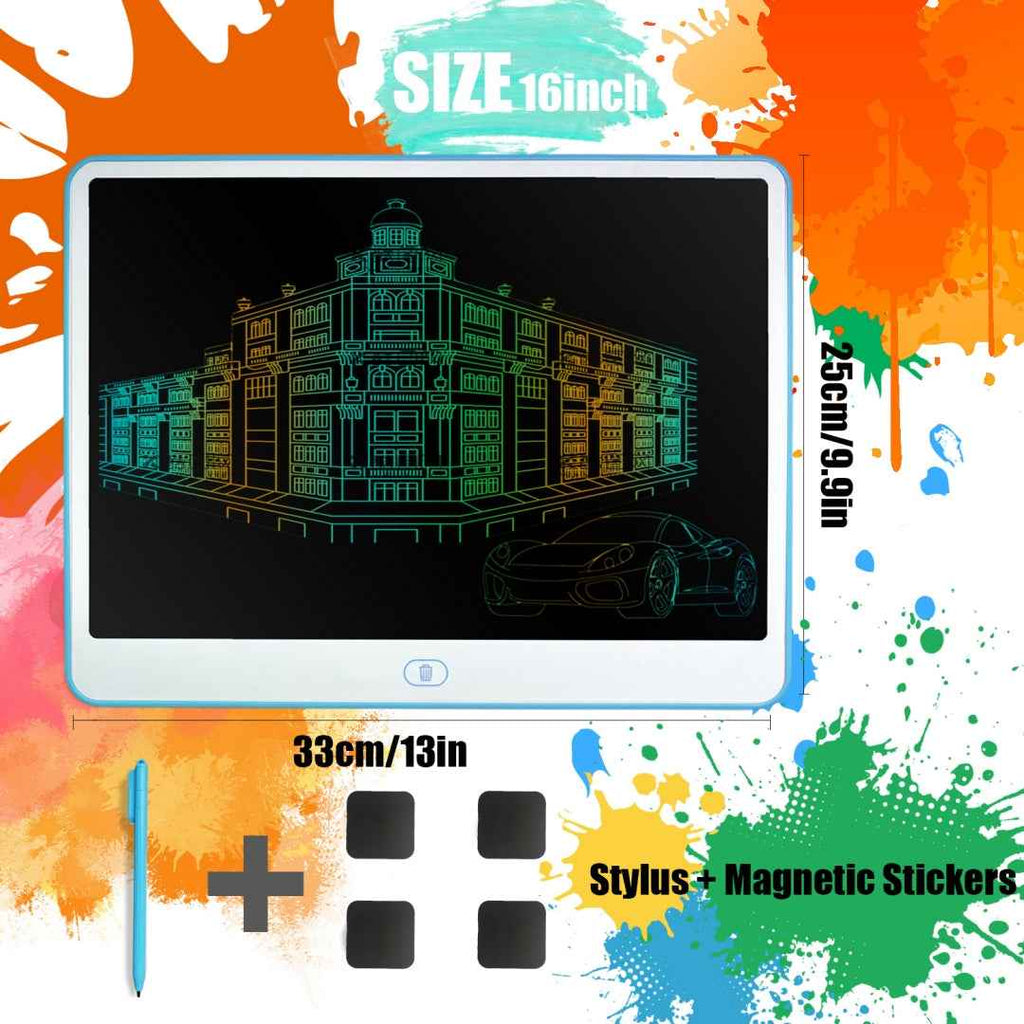 LCD Writing Tablet, Valentines Day Gifts For Kids,16 Inch Colorful Toddler Doodle Board Drawing Tablet, Erasable Reusable Electronic Drawing Pads, Educational And Learning Toys For Kids