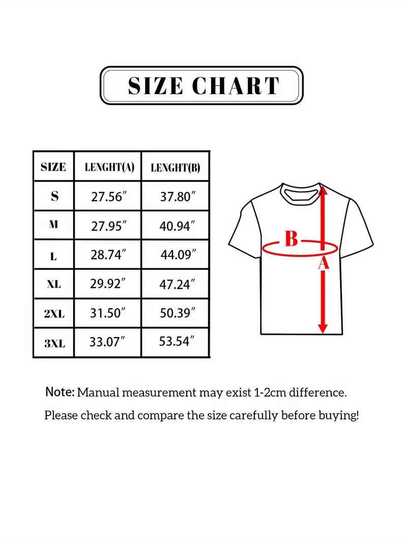 Summer New Printed T-shirt - Customizable Pattern