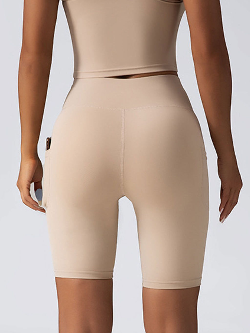 Biker Shorts Women Tummy Control No Seam High Waist Yoga Gym Workout