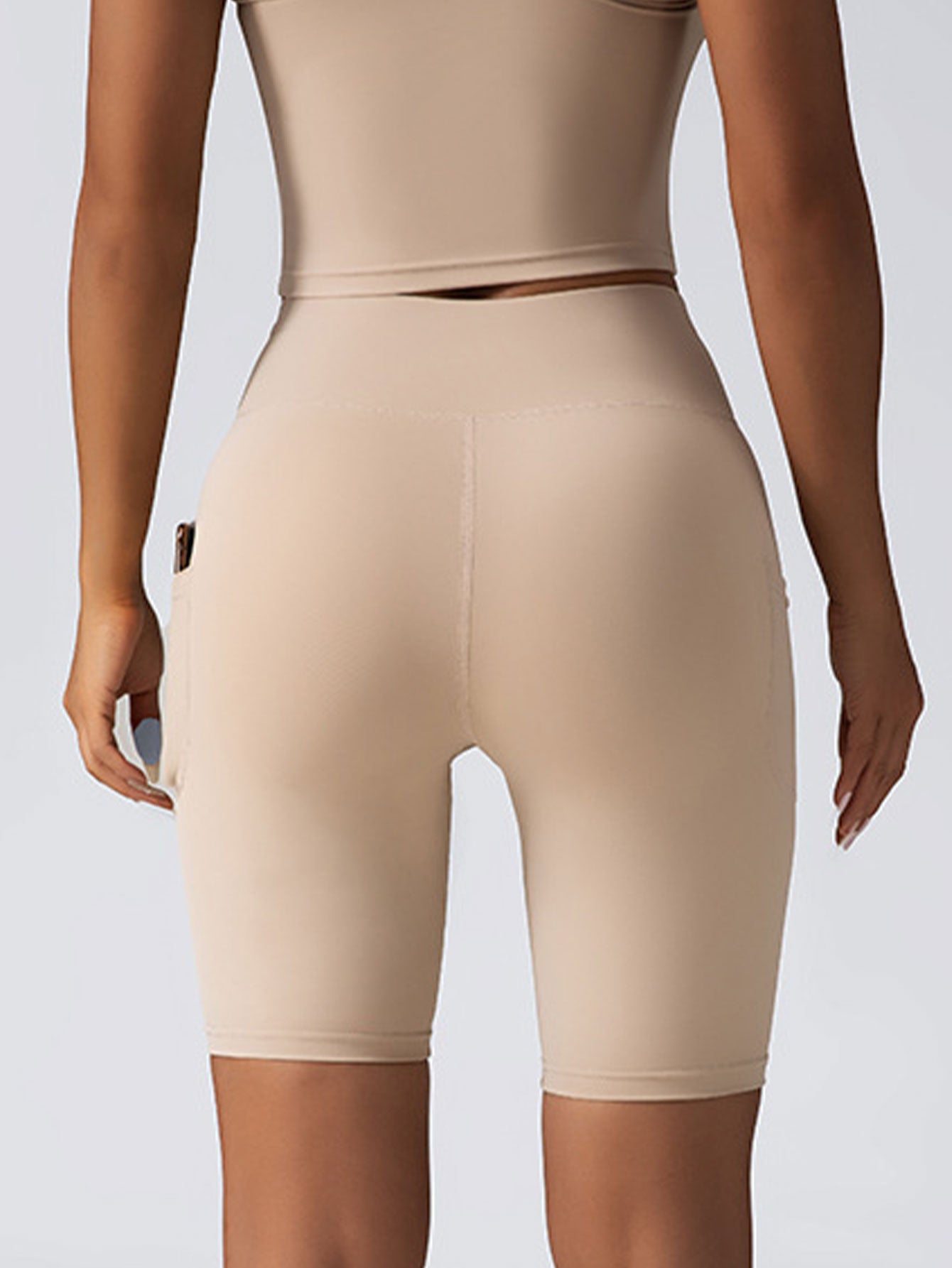 Biker Shorts Women Tummy Control No Seam High Waist Yoga Gym Workout