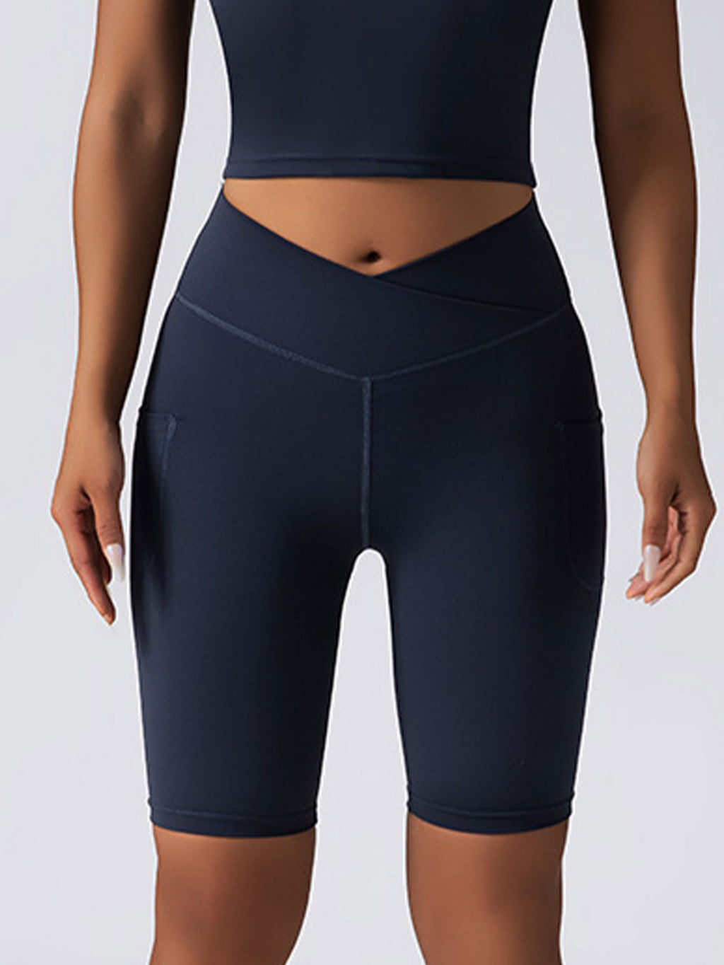 Biker Shorts Women Tummy Control No Seam High Waist Yoga Gym Workout