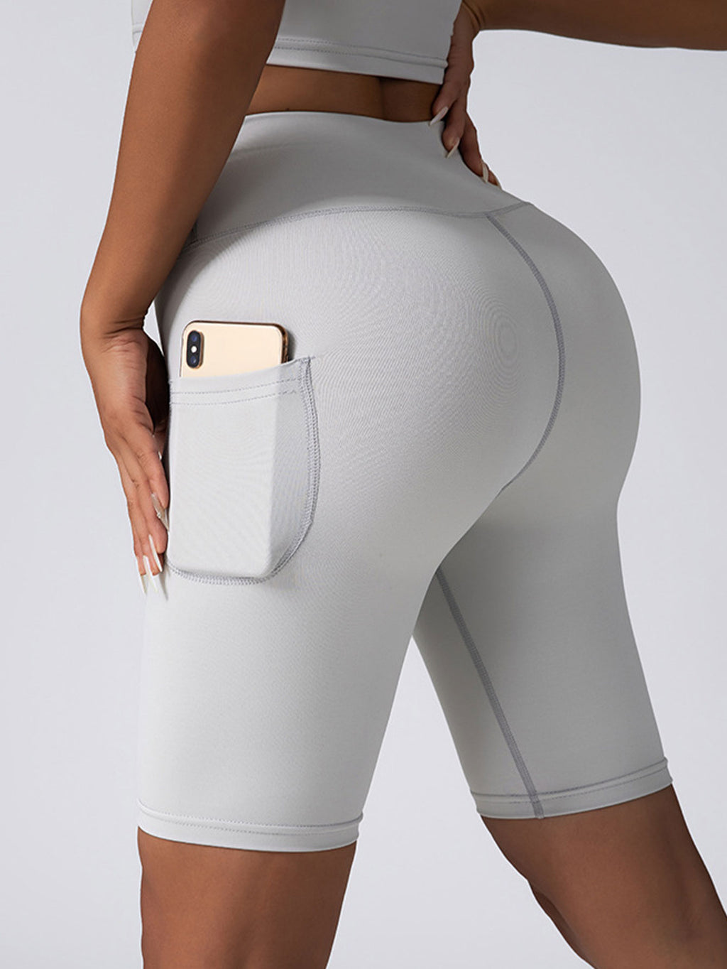 Biker Shorts Women Tummy Control No Seam High Waist Yoga Gym Workout