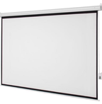 100 Inch Motorized Projector Screen 4:3 Matte White with Remote