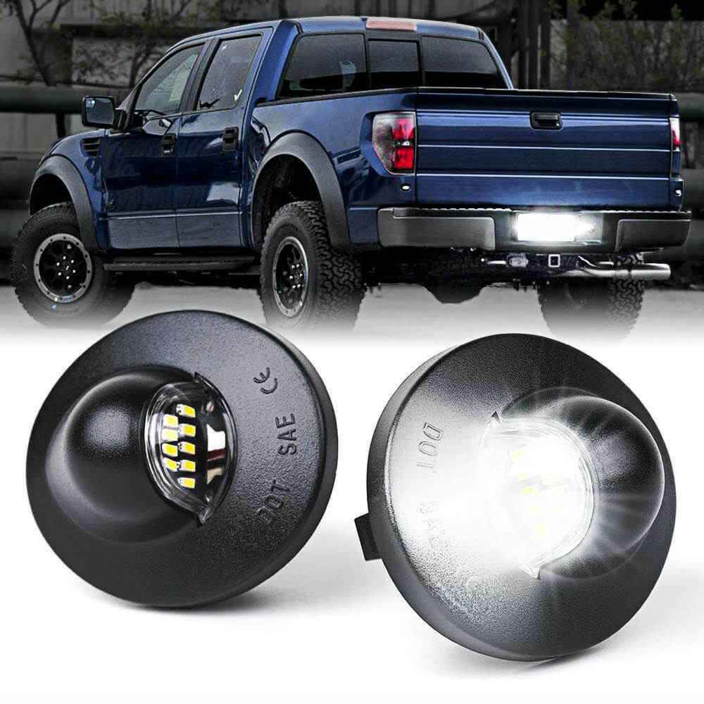 LED License Plate Light Tag Lamp Assembly Replacement For Ford F150 | 2xLED Secondary image