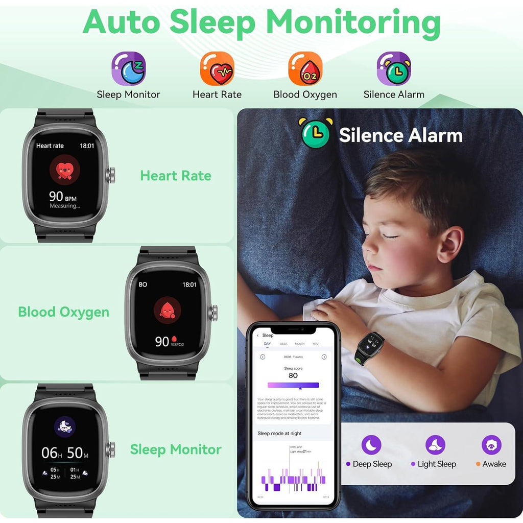 K1 Children's Smart Watch Compatible With iPhone And Android