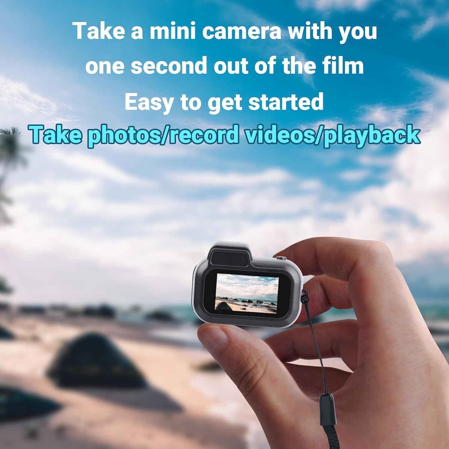 Mini DV Portable Camera – Wearable 1080P Keychain Video Recorder