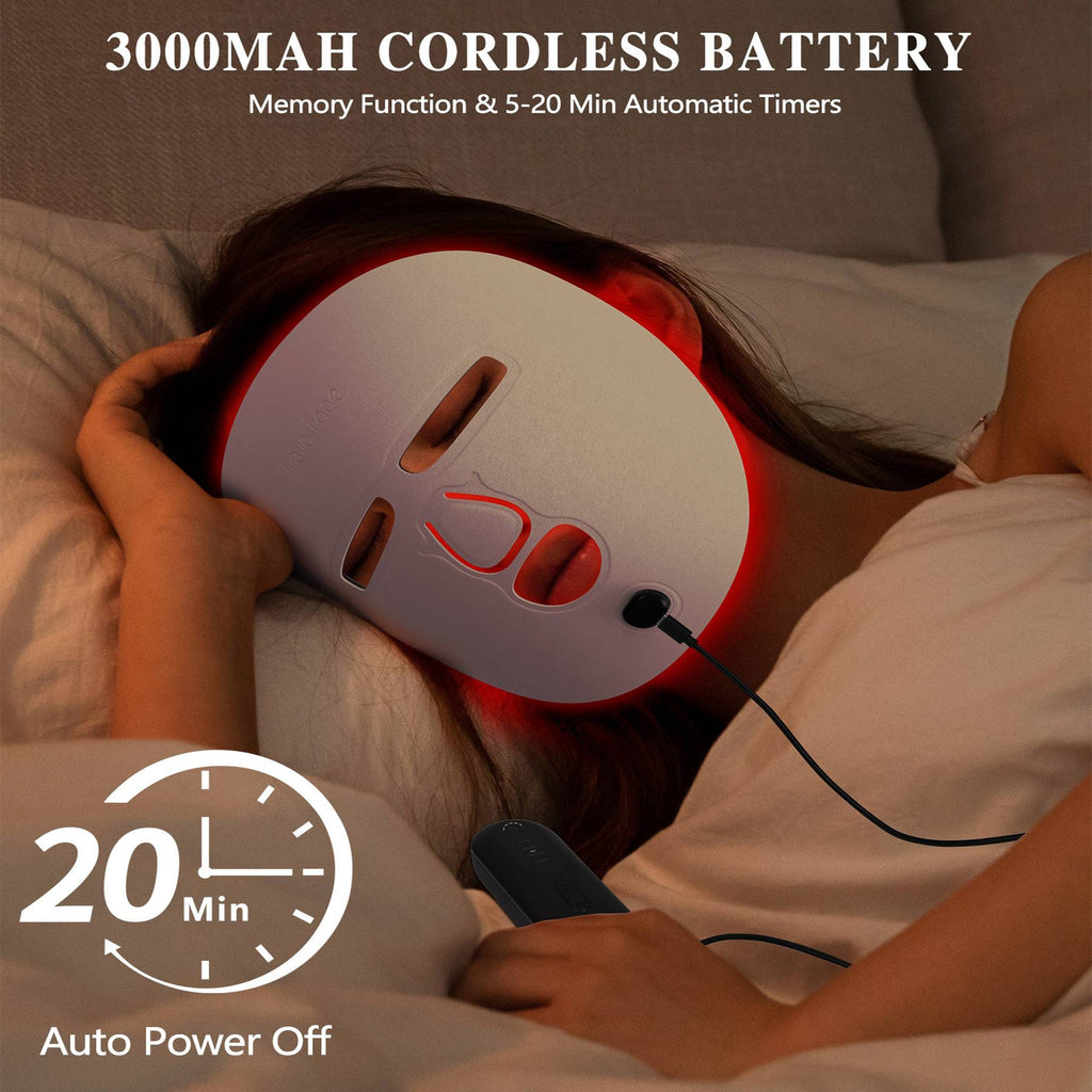 LED Face Mask Facial Care Tool Red Light Therapy Mask For Face