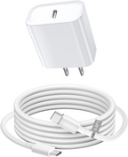 6FT Cube Phone Charger USB-C Lightning Cable Fast Charging Adapter iPhone iPad Air-Pods