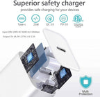 6FT Cube Phone Charger USB-C Lightning Cable Fast Charging Adapter iPhone iPad Air-Pods