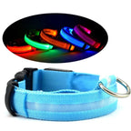 LED PET Safety Halo Style Collar For Night Walks And Visibility