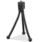 Flexible Mini Tripod Stand for Camera, Portable 1/4"-20 Screw Mount with Non-Slip Feet, Durable for DSLR, 35mm, and Compact Cameras