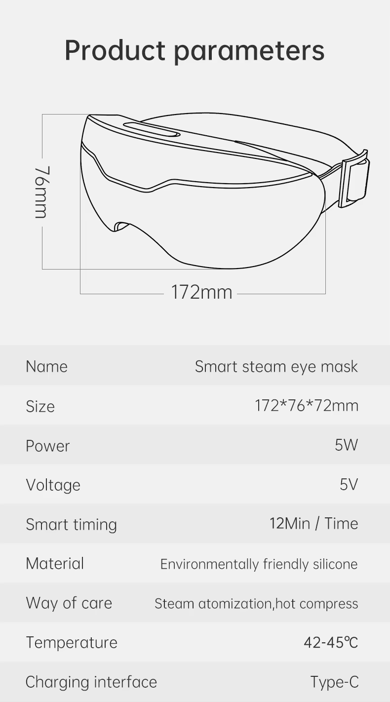 Intelligent Cooling Eye Spa Therapy Tool With Water Spray And Steam