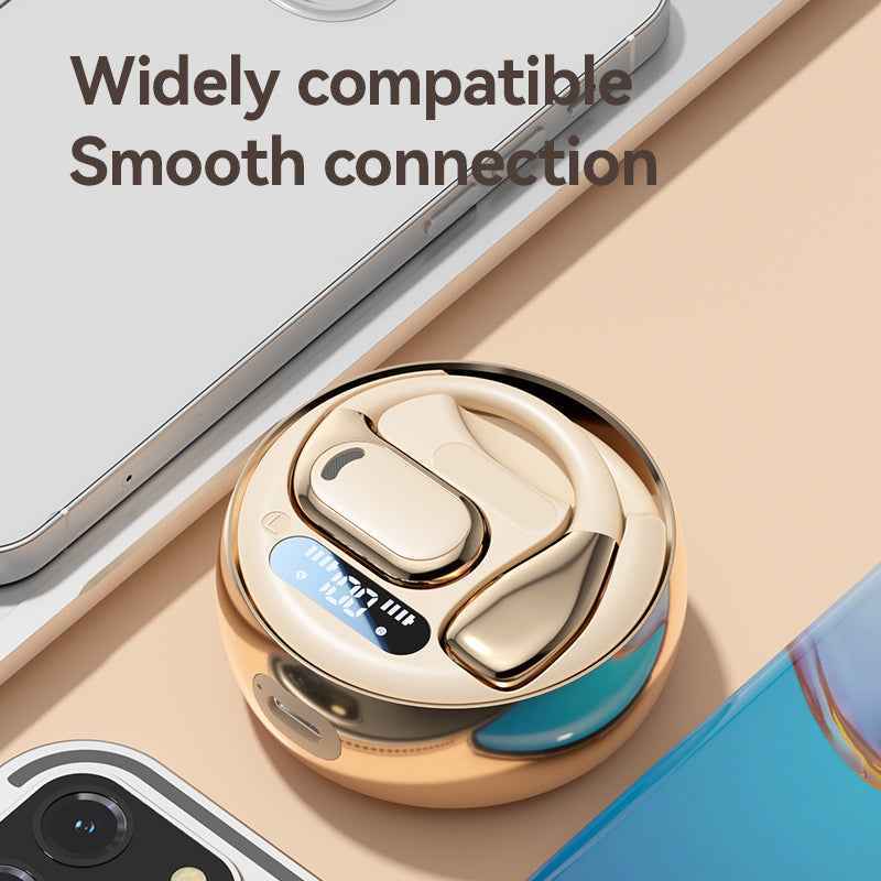 Fall Open - Ear Weireless Earphone, Lightweight Earphone With Charging Case, Noice Cancelling Bluetooth - CompatibleStereo Earbuds For Sports, Gaming, Calling, Busines Main image