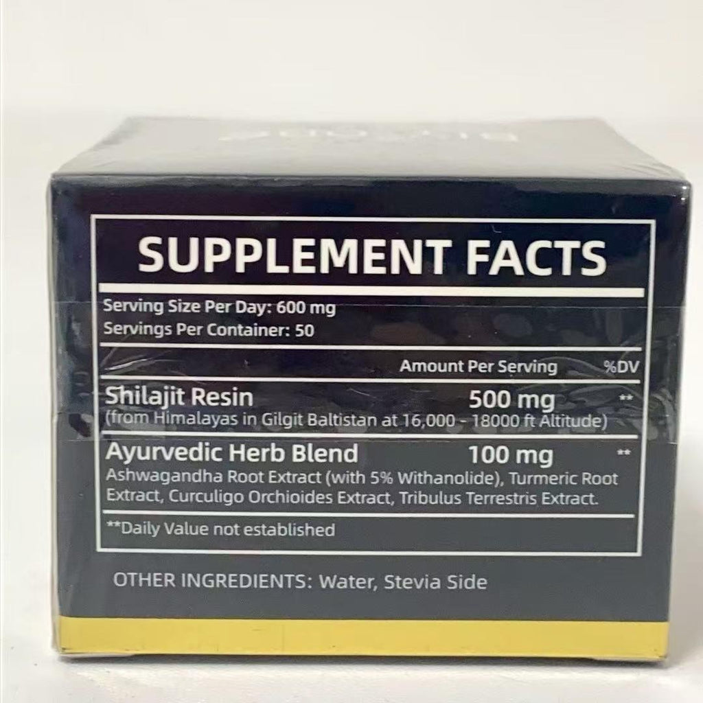 Pure Himalayan Shilajit Gummies with Ashwagandha Gokshura Boost