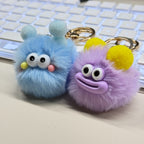 Cute Cartoon Plush Keychains Soft Fluffy Charms For Keys And Bags