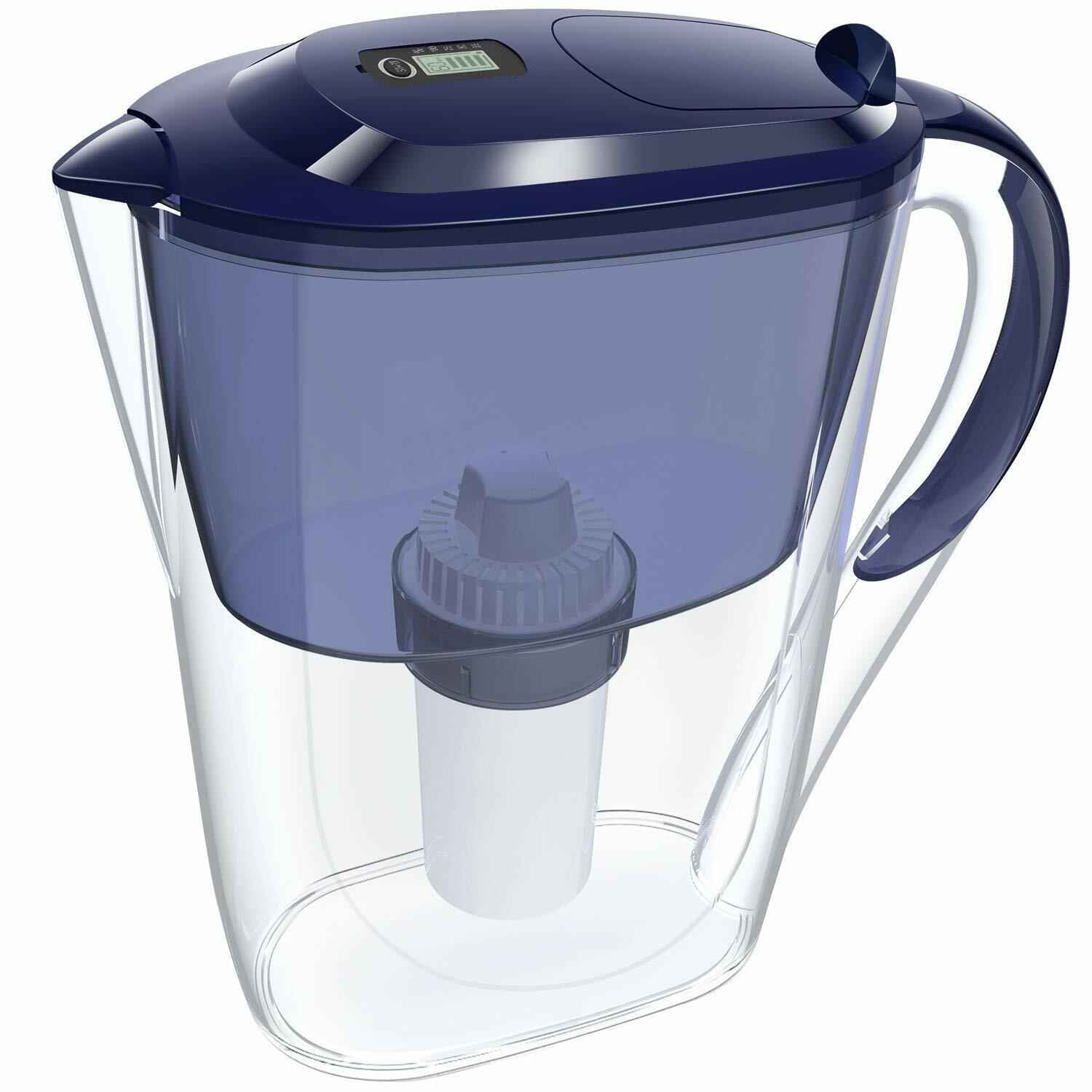 DP06Water Filter Jug Water Pitcher Purifier Cartridge Electronic Indicator 10Cup