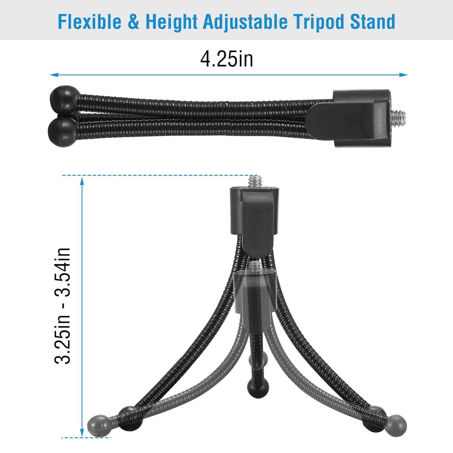 Flexible Mini Tripod Stand for Camera for DSLR And 35mm Cameras Secondary image