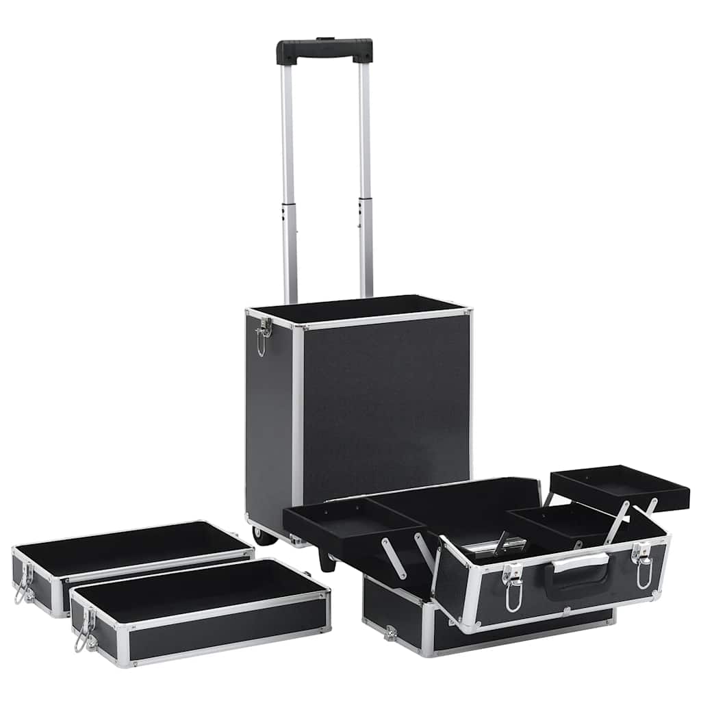 cosmetic case Four-Tier Extendable Shelves Portable Makeup Organizer