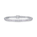 Time Tunnel Luxury Fashion Mosan Diamond S925 Silver Necklace
