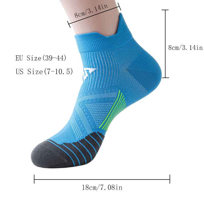 6 Pairs Compression Crew Running Socks Athletic Socks For Men With Cushion Work Hiking Basketball Sport Socks Pairs