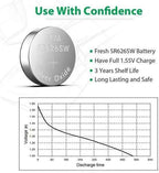 10 X OEM SPEC 377 376 364 363 WATCH BATTERY SR626SW SR626W Silver Oxide Battery