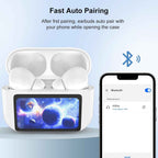Wireless Earbuds, 5.4 Bluetooth Headphones With Touch Screen Ear Buds, ANC ENC Noise Cancelling Earbuds Headphones With Microphone, Wireless Bluetooth In Ear Earphones For Android IOS Phones