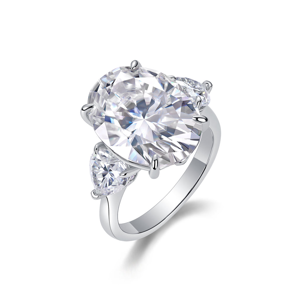 Soul Resonance Moissanite S925 Sterling Silver Jewelry Set Diamond