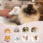Pet Massage Hair Removal Comb Paw Shaped Grooming Brush For Dogs
