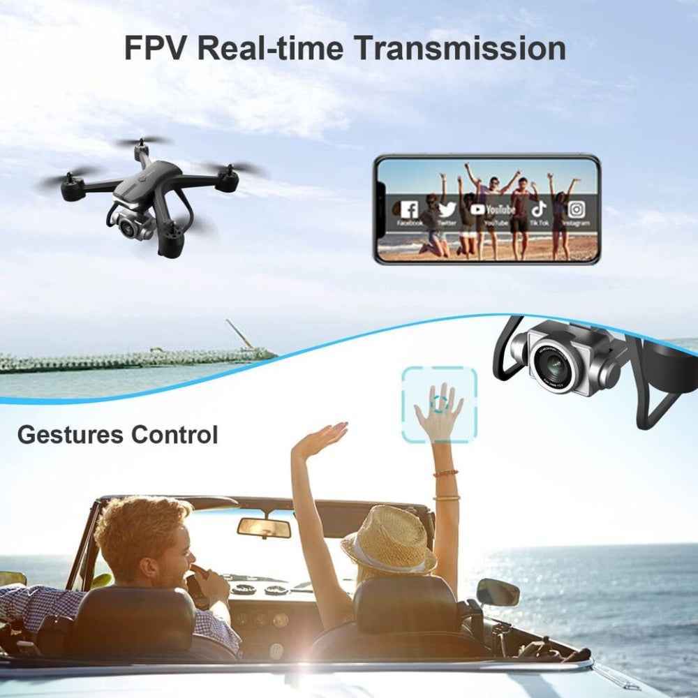 Portable Drone 6K HD Dual Camera FPV Quadcopter for Drone Fly & Drone Show