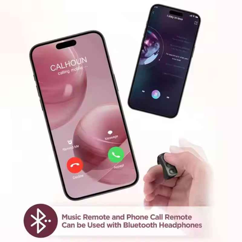Smart BT Remote Ring - Compact Bluetooth Control