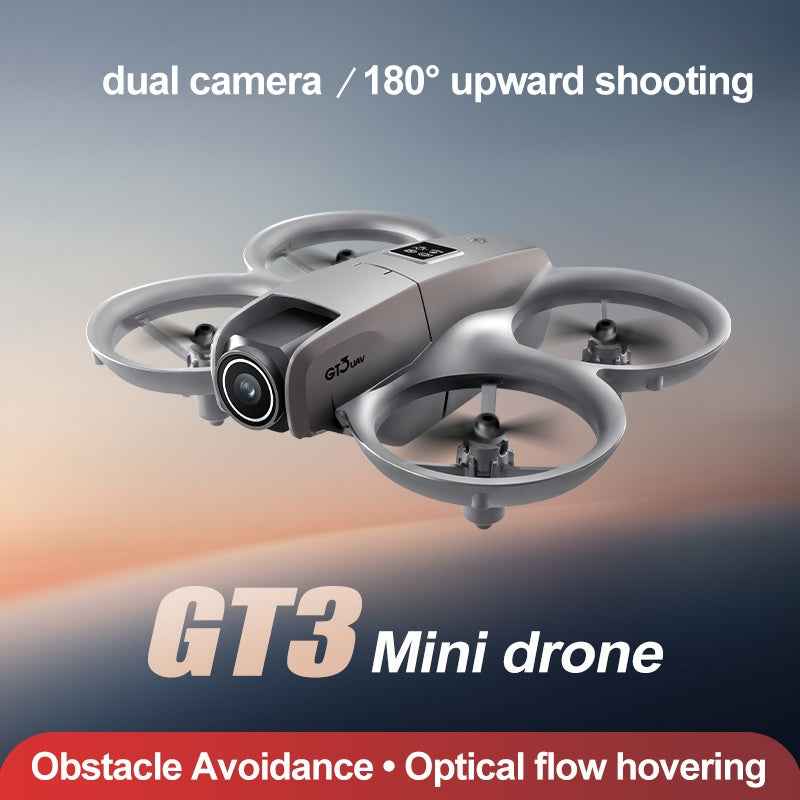 GT3 Small Unmanned Aerial Vehicle, Optical Flow Hovering, Stable Flight, Propeller Protection, Safe Flight, Equipped With Dual Cameras, Electrically Adjustable, Easy To Operate, Easy To Get Started, S Main image