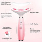 Neck Face Massager 3 In 1 Facial Tool With Thermals And Vibration