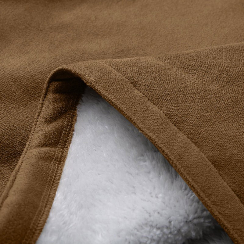 Winter Jackets For Women Sherpa Lined Jacket Women Duffle Toggle Coat Hooded Fleece Jacket showing plush sherpa lining detail.